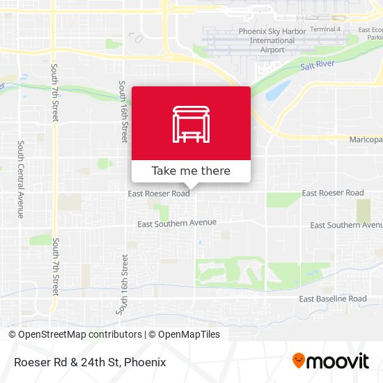 Roeser Rd & 24th St map