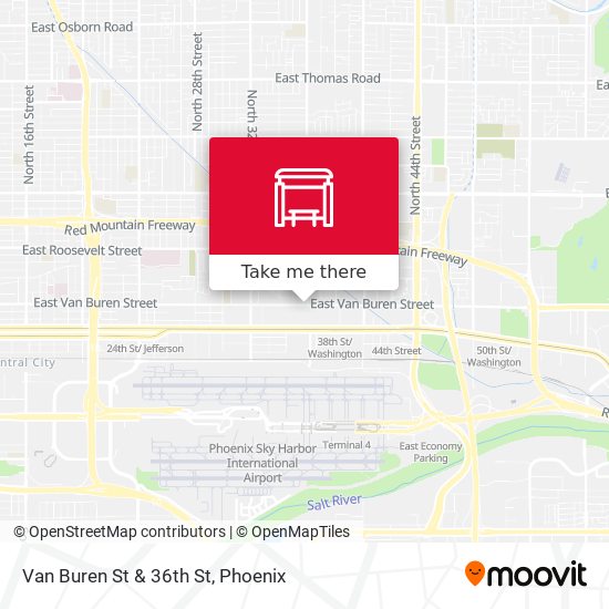 Mapa de Van Buren St & 36th St