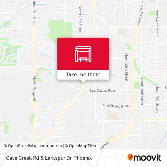 Cave Creek Rd & Larkspur Dr map