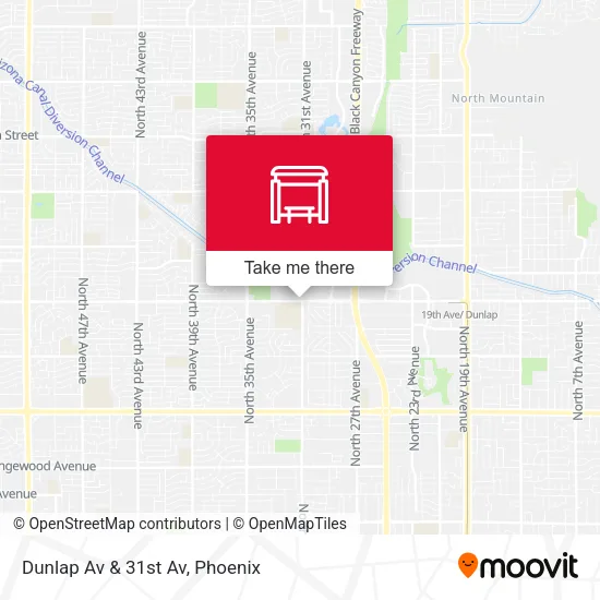 Mapa de Dunlap Av & 31st Av