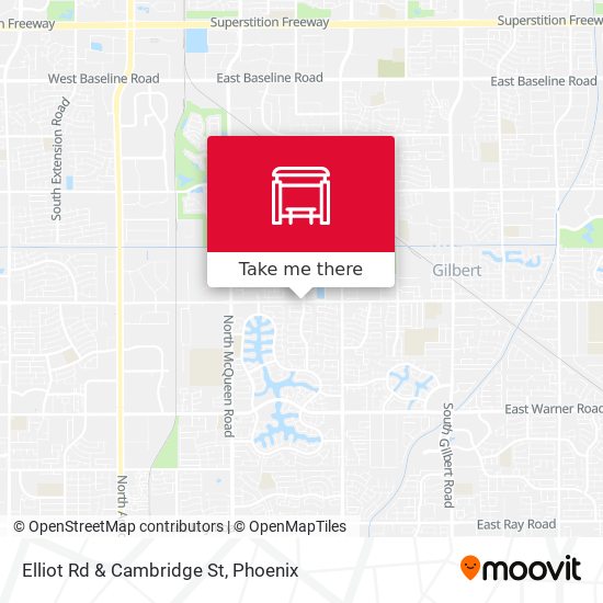 Elliot Rd & Cambridge St map
