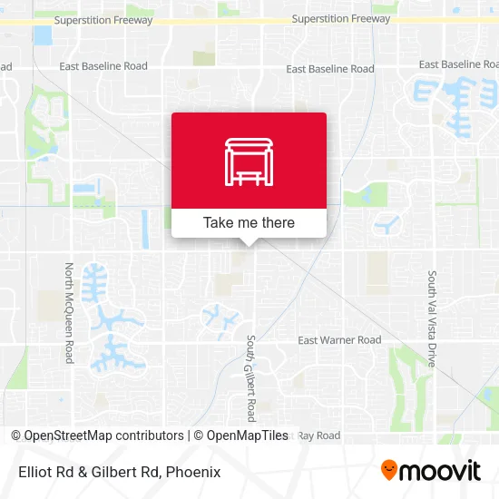 Mapa de Elliot Rd & Gilbert Rd