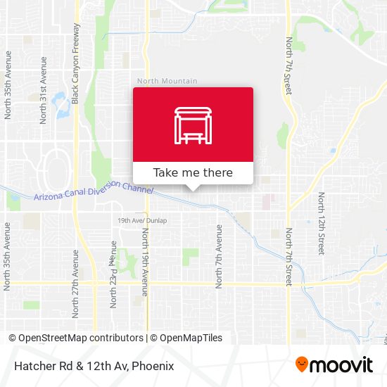 Mapa de Hatcher Rd & 12th Av