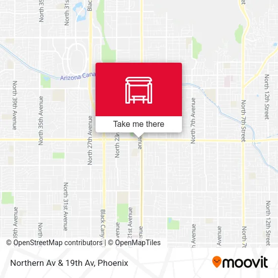Mapa de Northern Av & 19th Av