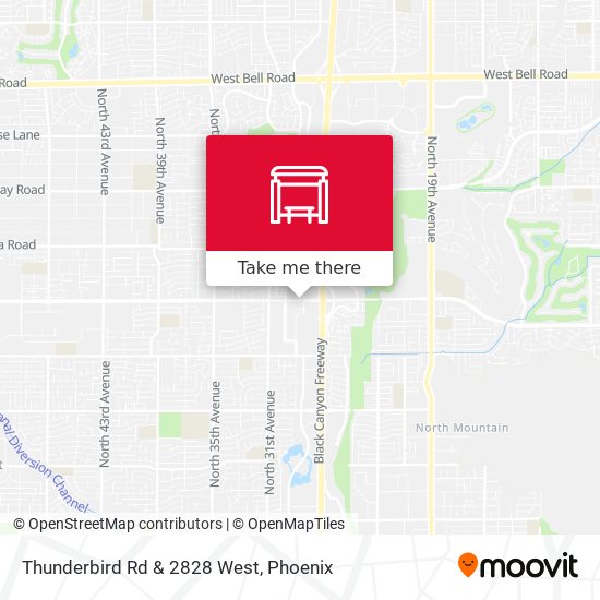 Thunderbird Rd & 2828 West map