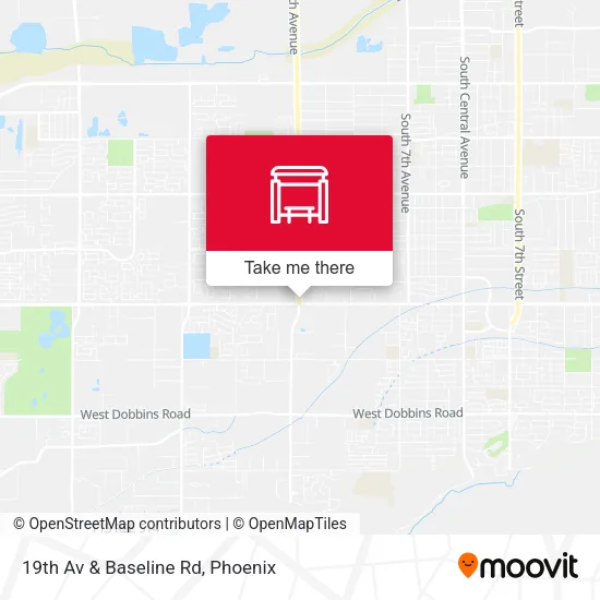 Mapa de 19th Av & Baseline Rd