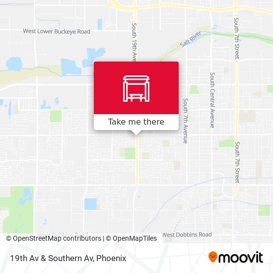 Mapa de 19th Av & Southern Av