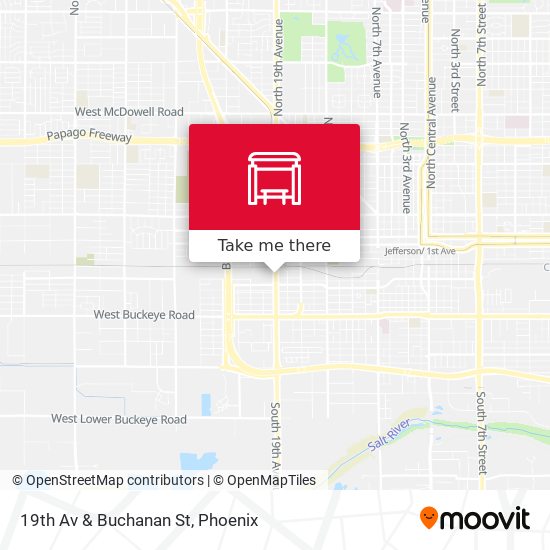 19th Av & Buchanan St map