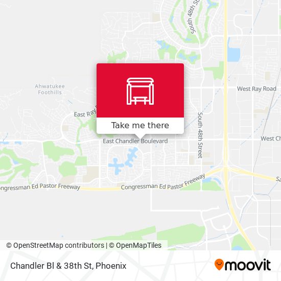 Mapa de Chandler Bl & 38th St