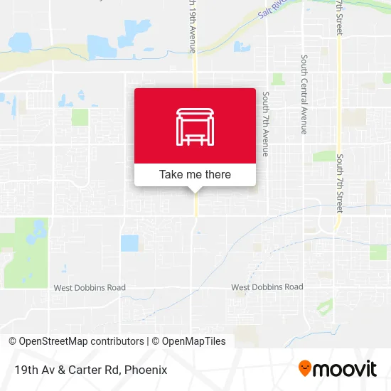 19th Av & Carter Rd map