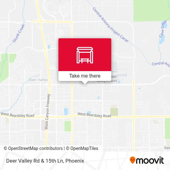 Deer Valley Rd & 15th Ln map