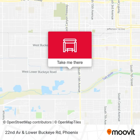 Mapa de 22nd Av & Lower Buckeye Rd