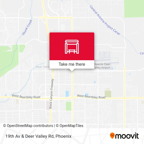 19th Av & Deer Valley Rd map