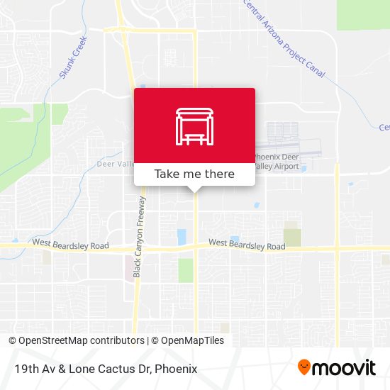 19th Av & Lone Cactus Dr map