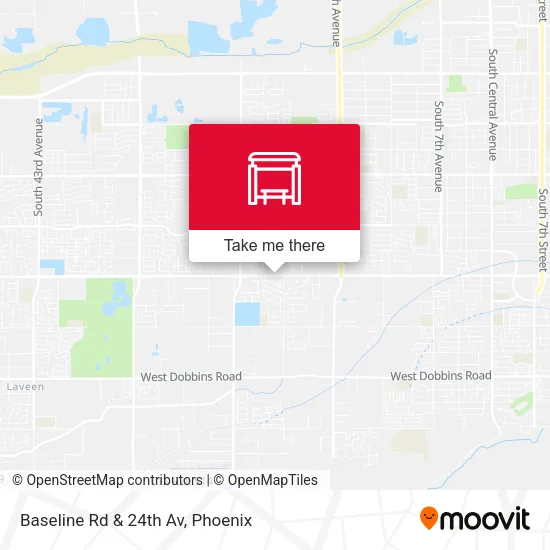 Baseline Rd & 24th Av map