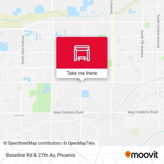 Baseline Rd & 27th Av map