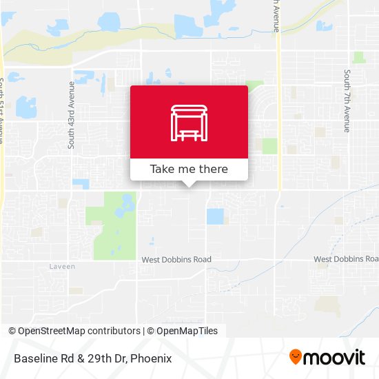 Baseline Rd & 29th Dr map