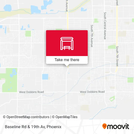 Mapa de Baseline Rd & 19th Av