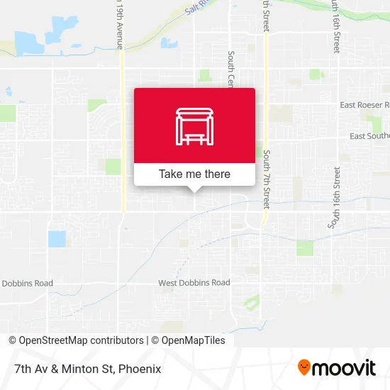 7th Av & Minton St map