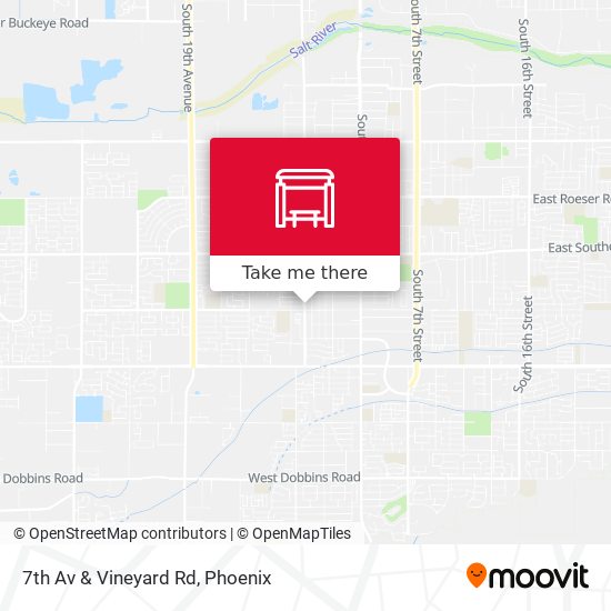 Mapa de 7th Av & Vineyard Rd