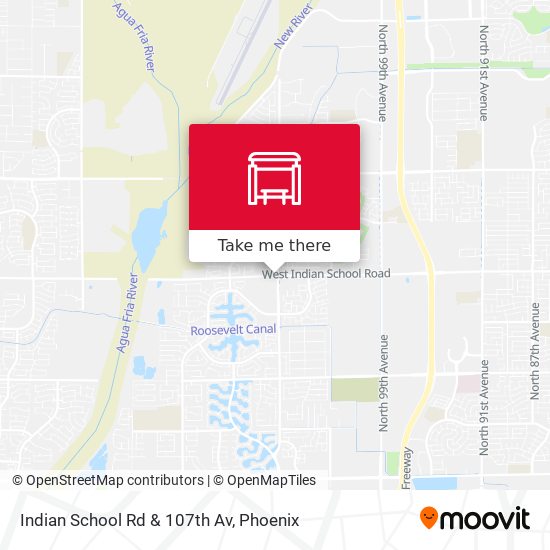 Mapa de Indian School Rd & 107th Av