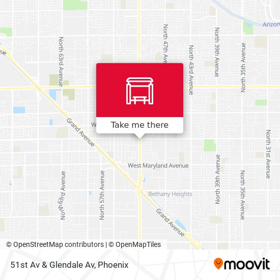 Mapa de 51st Av & Glendale Av