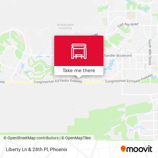 Mapa de Liberty Ln & 28th Pl