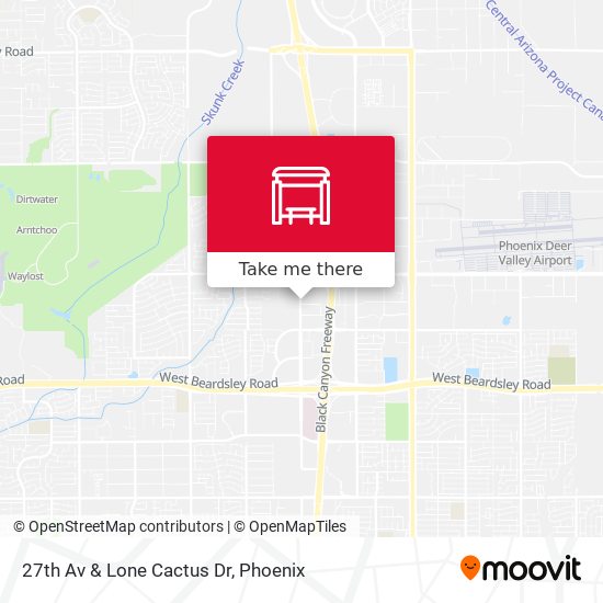 27th Av & Lone Cactus Dr map