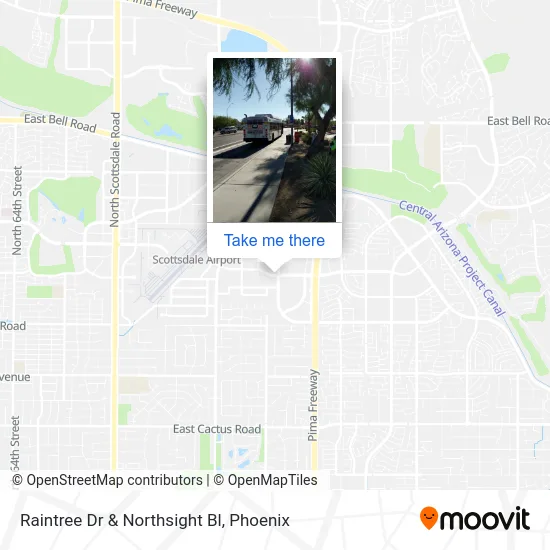 Raintree Dr & Northsight Bl map