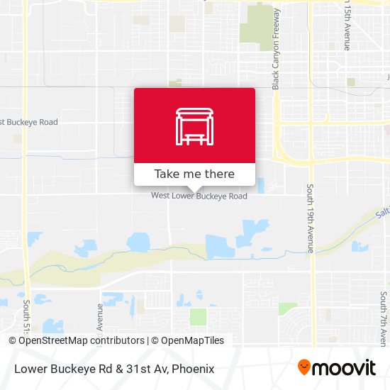 Lower Buckeye Rd & 31st Av map