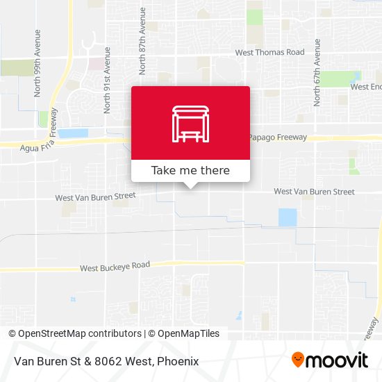 Mapa de Van Buren St & 8062 West