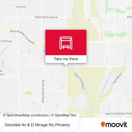 Mapa de Glendale Av & El Mirage Rd
