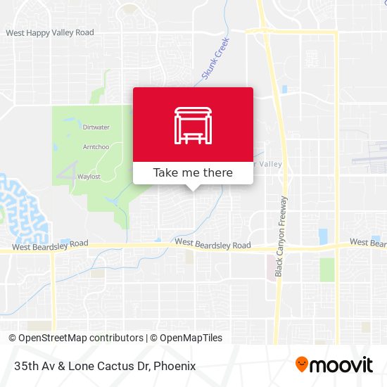 35th Av & Lone Cactus Dr map