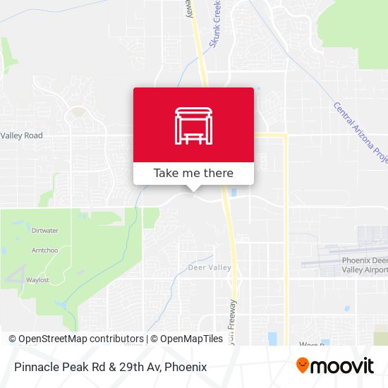 Mapa de Pinnacle Peak Rd & 29th Av