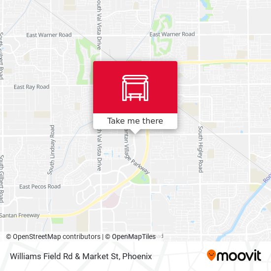 Mapa de Williams Field Rd & Market St