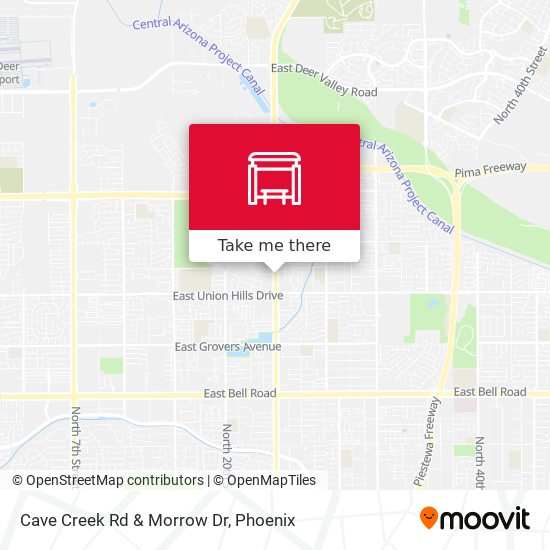 Cave Creek Rd & Morrow Dr map