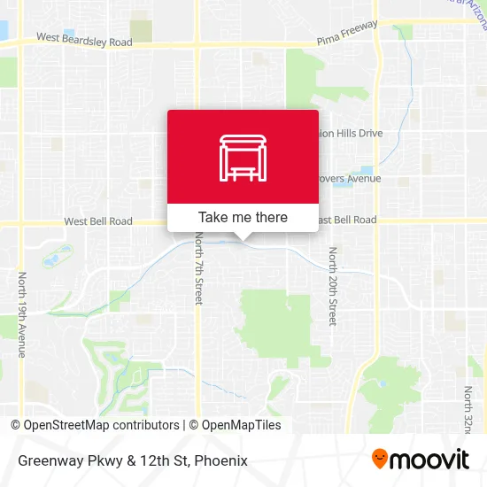 Greenway Pkwy & 12th St map