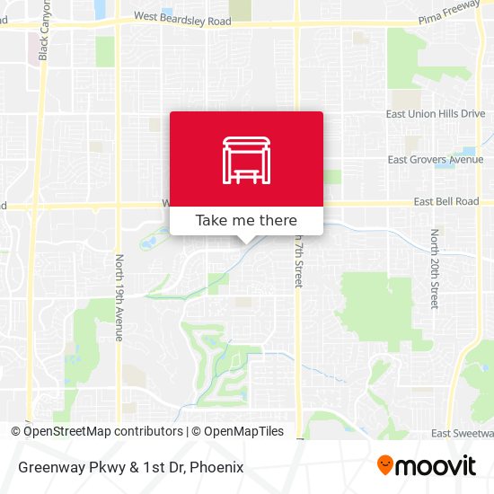 Mapa de Greenway Pkwy & 1st Dr
