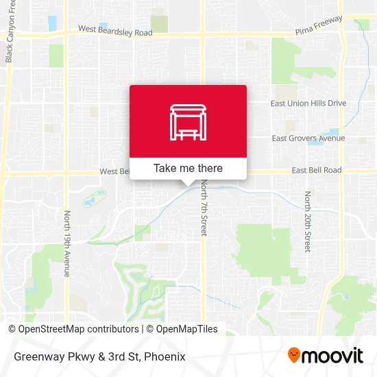 Greenway Pkwy & 3rd St map
