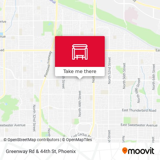 Mapa de Greenway Rd & 44th St