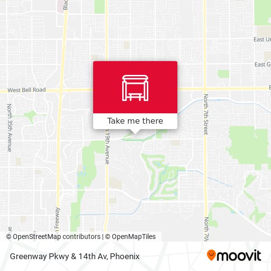 Mapa de Greenway Pkwy & 14th Av