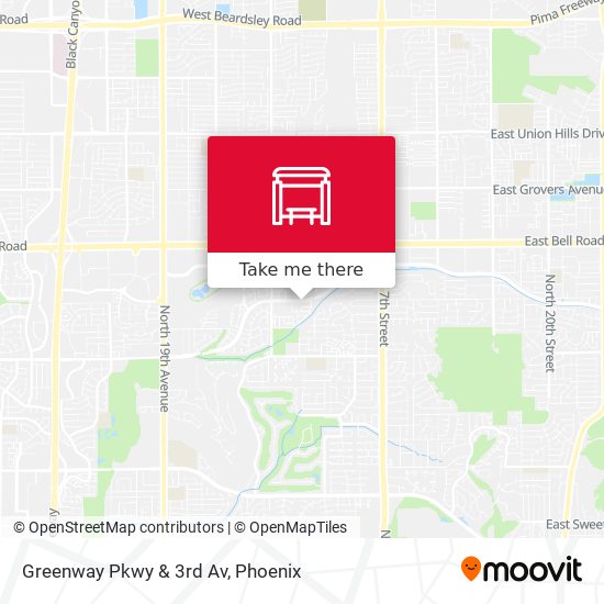 Mapa de Greenway Pkwy & 3rd Av