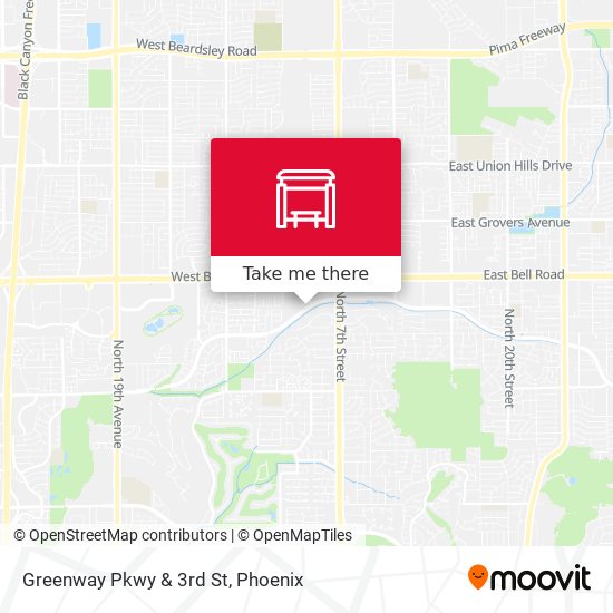 Greenway Pkwy & 3rd St map