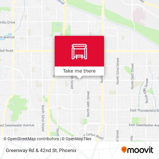 Mapa de Greenway Rd & 42nd St