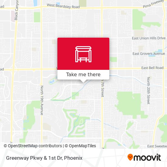 Mapa de Greenway Pkwy & 1st Dr