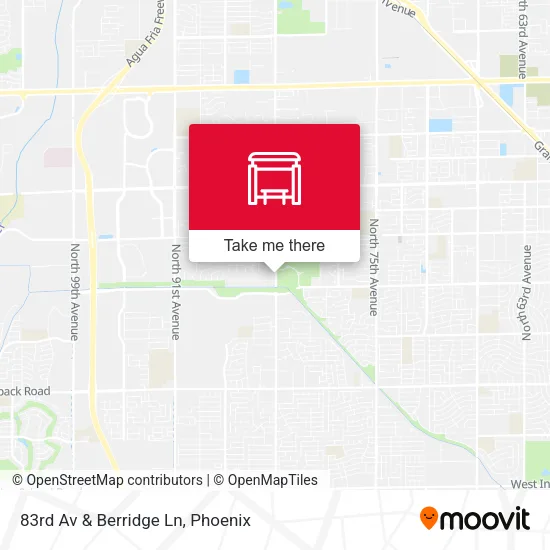 83rd Av & Berridge Ln map