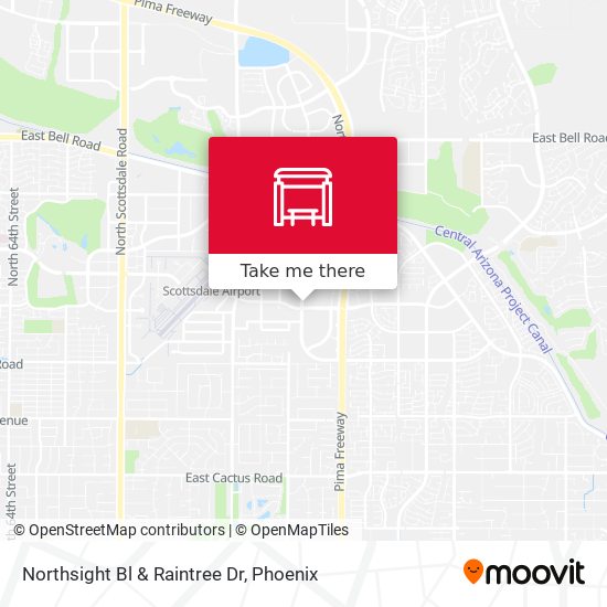 Northsight Bl & Raintree Dr map