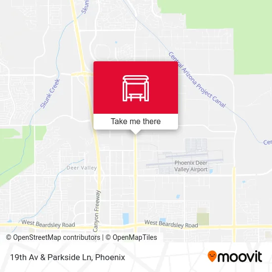 19th Av & Parkside Ln map