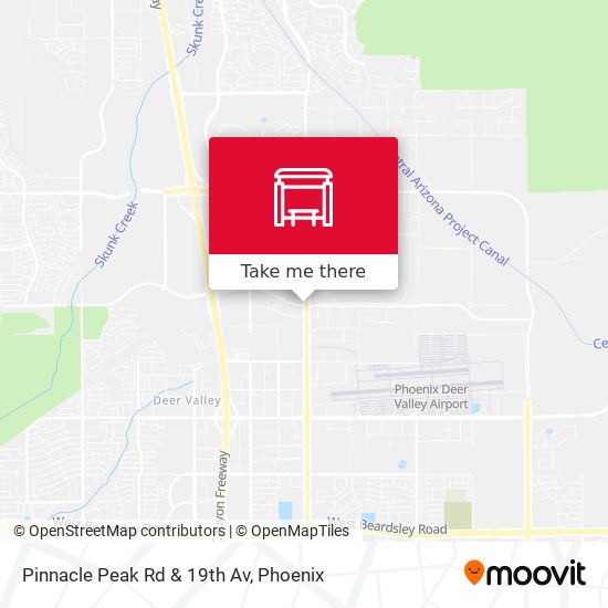 Mapa de Pinnacle Peak Rd & 19th Av