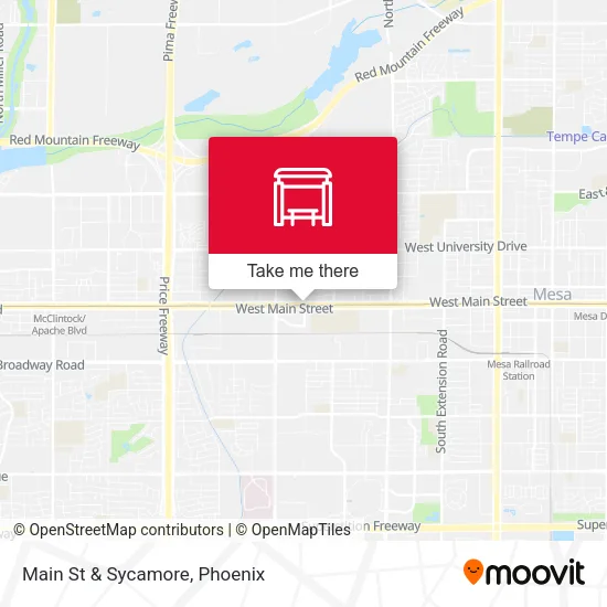 Mapa de Main St & Sycamore